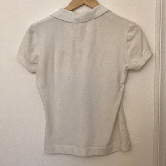 Lacoste 2-button White Polo - Picture 4 of 4